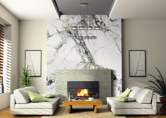 Milano White & Gold Veined - Image 3