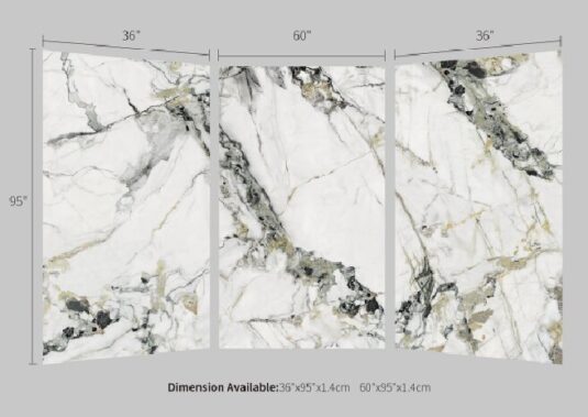 Milano White & Gold Veined - Image 2