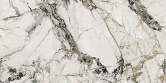 Milano White & Gold Veined