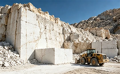 Quartz raw material control for stable engineered quartz slab supply