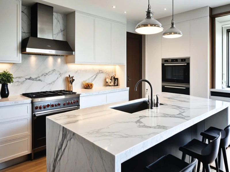 Cut-to-size and prefab quartz countertops for builders and fabricators