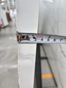 quartz slab size and thickness inspection