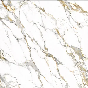 B-grade white quartz slab with gold veins, value-grade engineered quartz for cost-effective bulk supply projects at $32/sqm