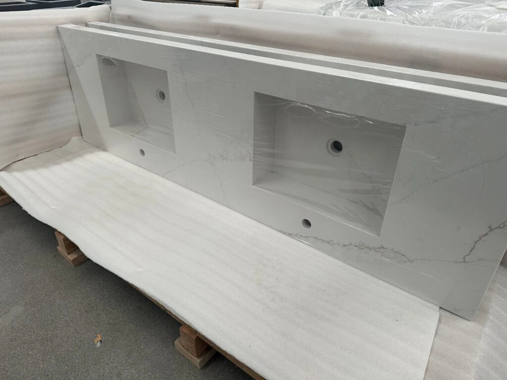 quartz slab packing and container loading inspection