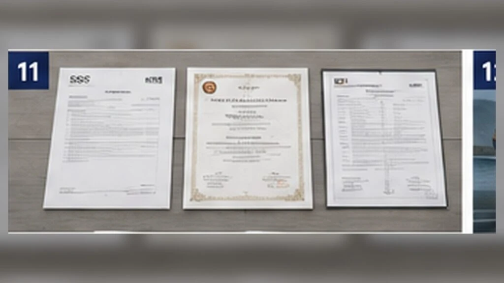 Quartz supplier compliance documentation including technical data, test reports and origin records.