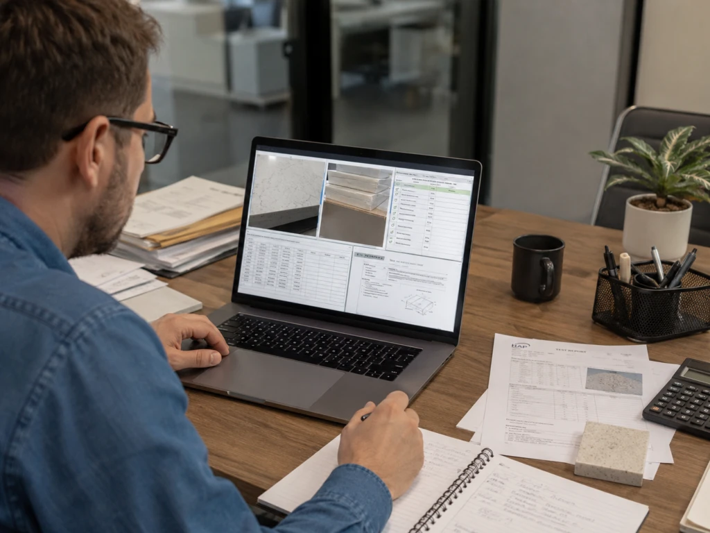 remote quartz supplier document review
